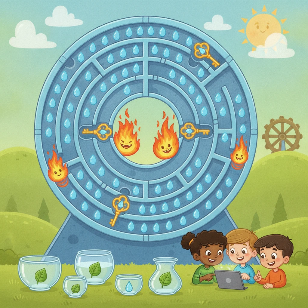 Cover image of Conserve H2O: The Ultimate Water-Saving Challenge Online Game