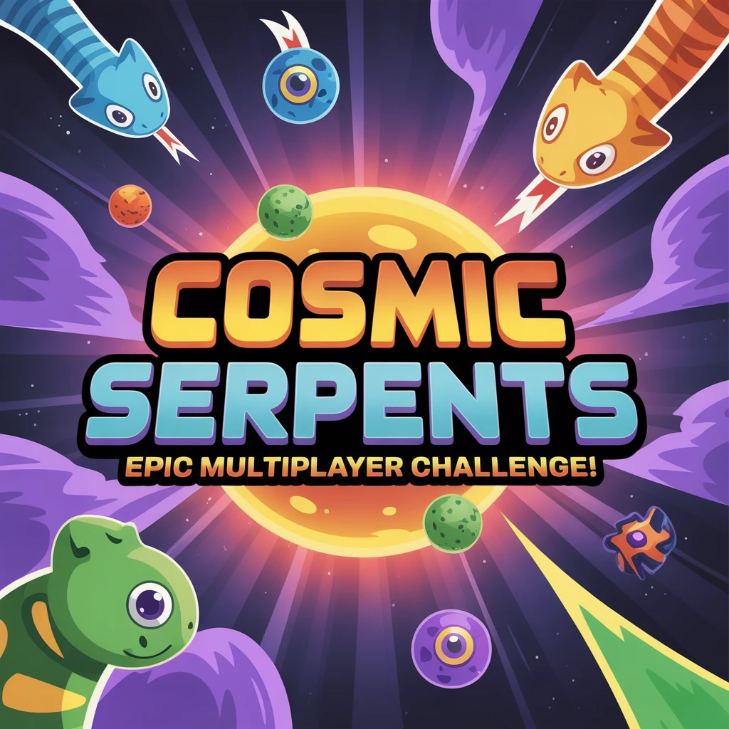 Cover image of Cosmic Serpents: Epic Multiplayer Challenge