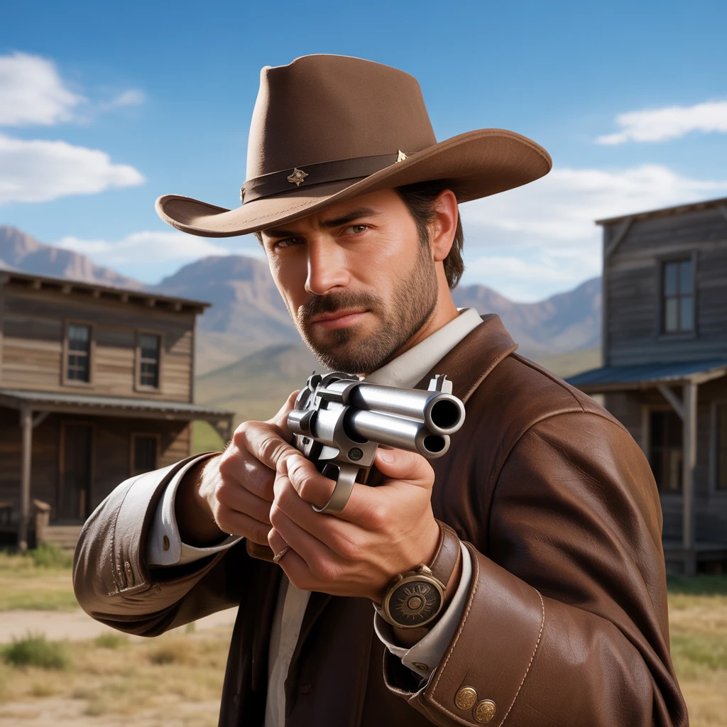 Cover image of Cowboy Showdown: Master the Wild West in This Free Online Game