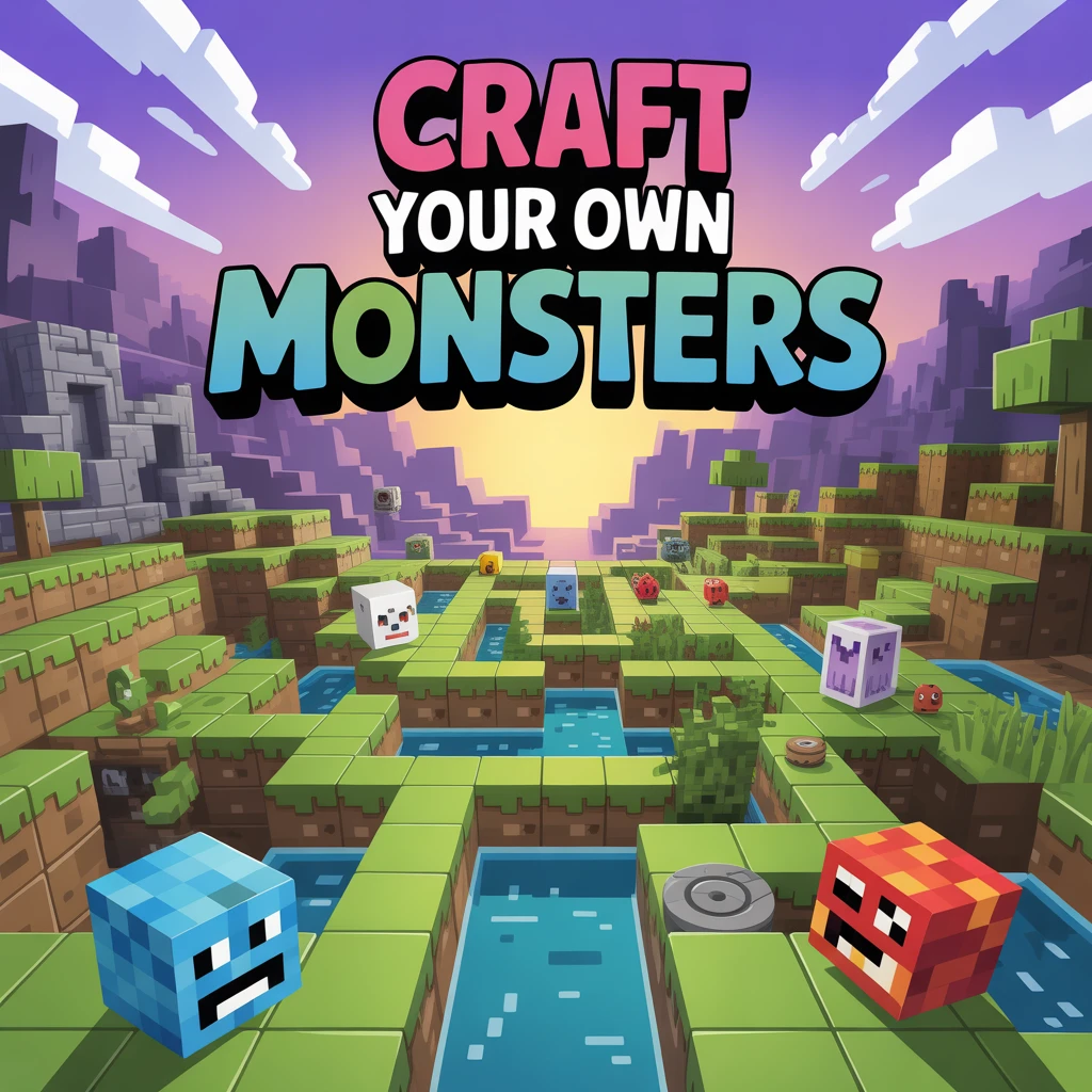 Cover image of Craft Your Own Monsters: Free Online Adventure Game