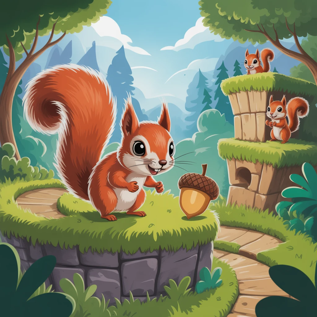 Cover image of Create Your Own Adventure: Squirrels Level Builder Online Game