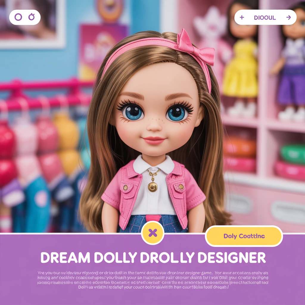 Cover image of Create Your Own Dream Doll in This Fun Online Designer Game