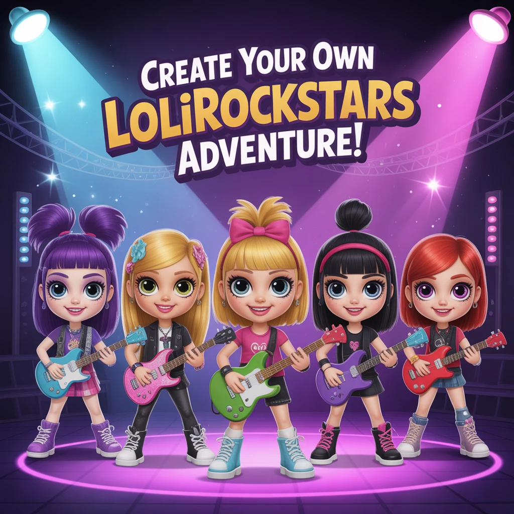Cover image of Create Your Own Lolirockstars Adventure - Free Online Game!
