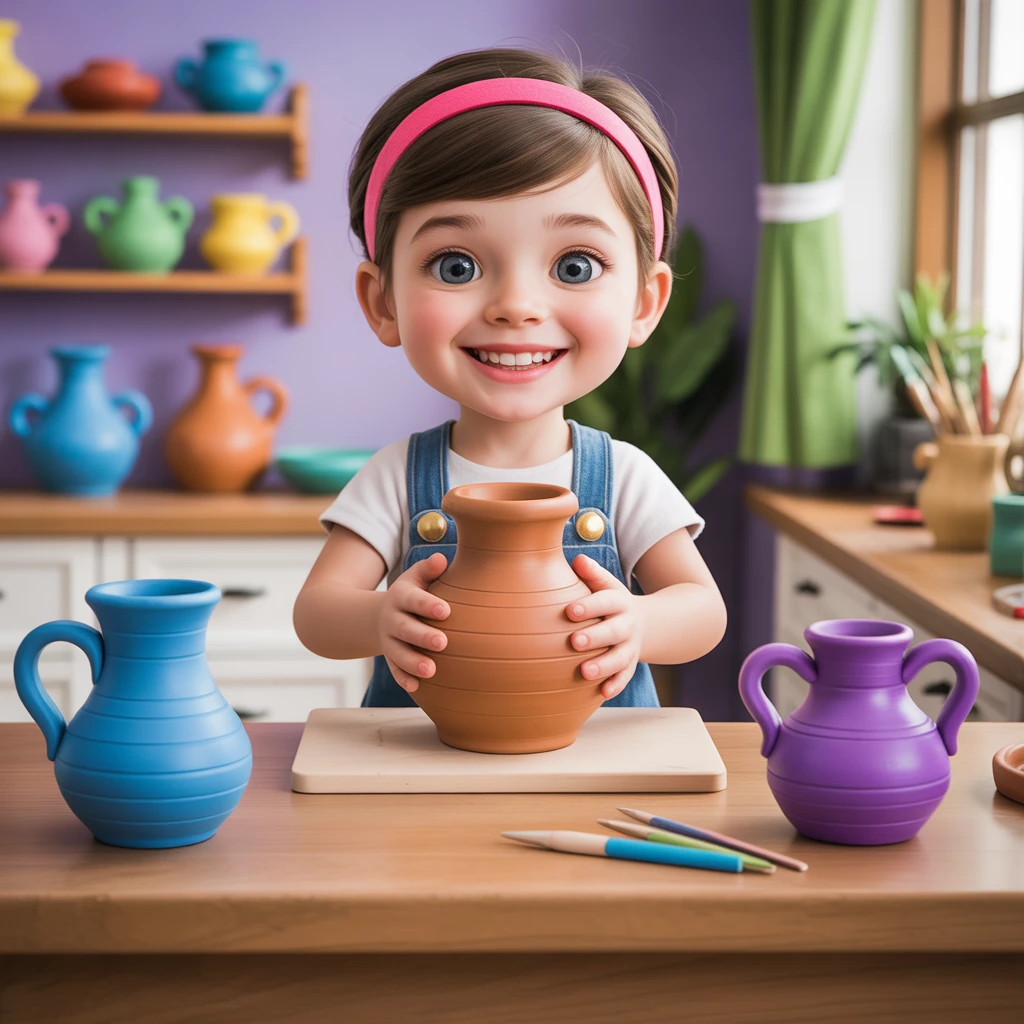 Cover image of Creative Clay Craft: Unleash Your Pottery Skills Online!