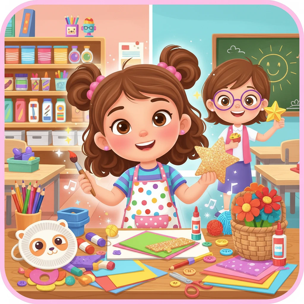 Cover image of Creative Crafts with Baby Hazel: Fun Online Adventure