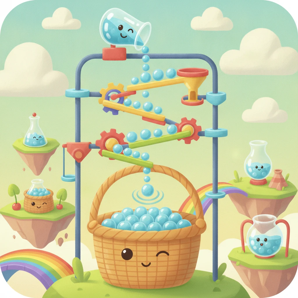 Cover image of Creative Glass Filling Challenge: Solve Fun Puzzles Online!