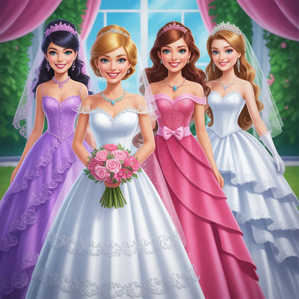 Cover image of Creative Wedding Dress-Up: Design Your Dream Bridal Look for Free!