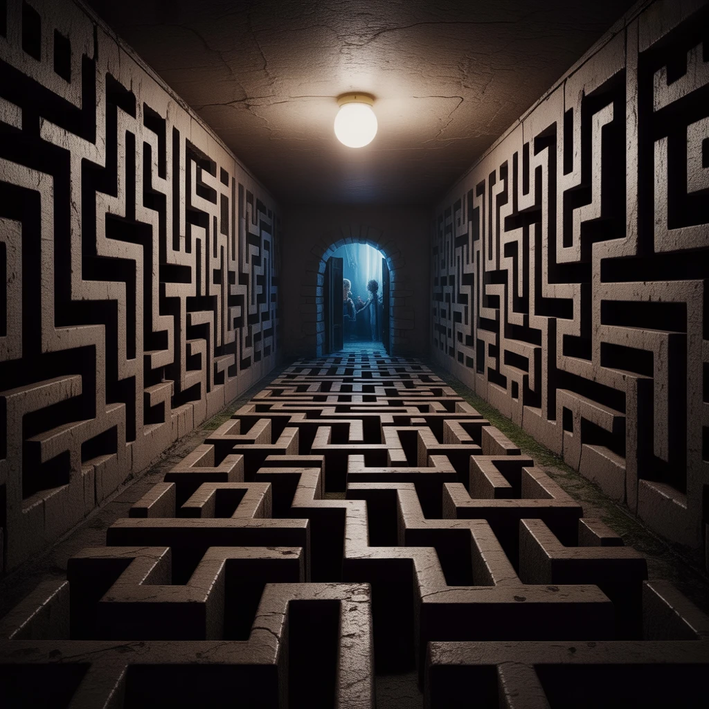Cover image of Creepy Labyrinth Adventure 7: Navigate the Haunted Maze Online