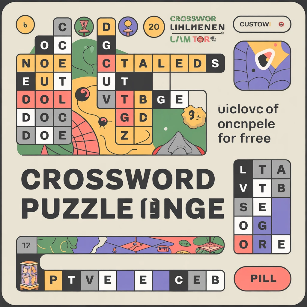 Cover image of Crossword Puzzle Challenge: Solve Images Online for Free