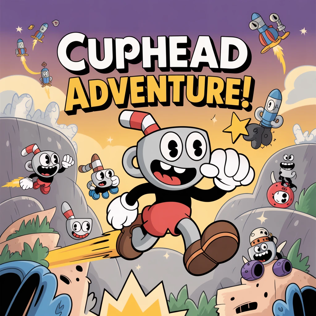 Cover image of Cuphead Adventure: Fast-Paced Browser Action Game