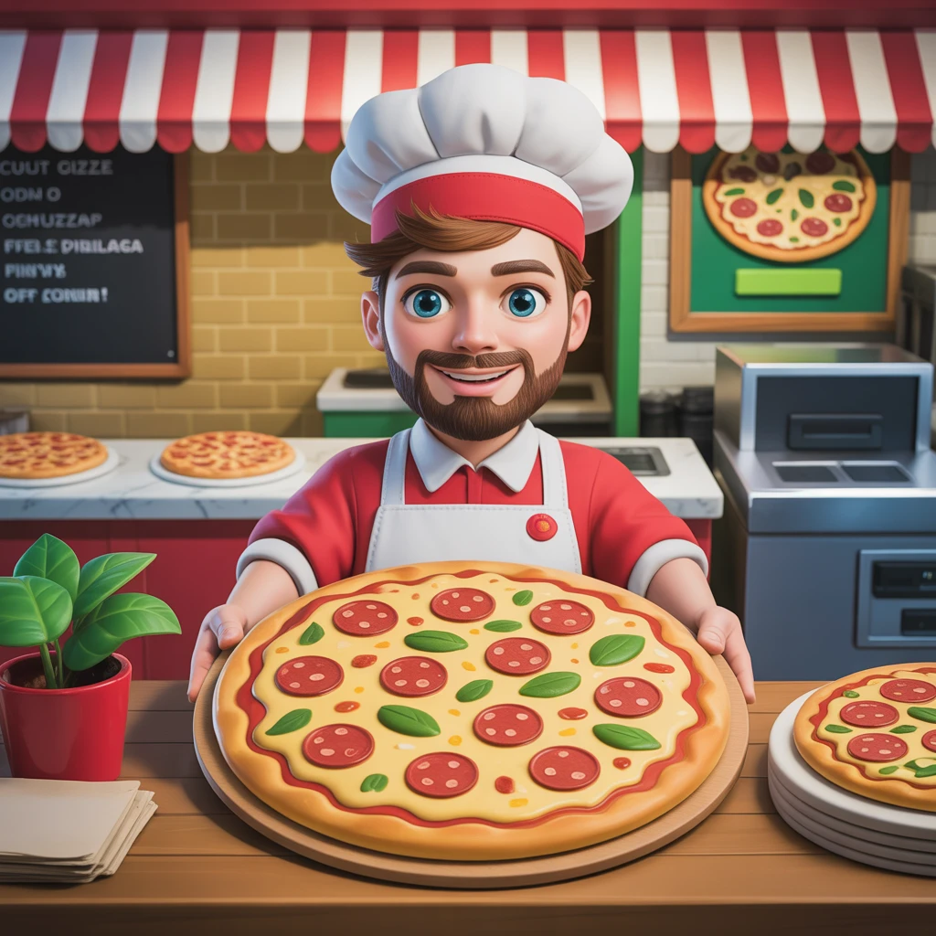 Cover image of Customize Your Cheesy Pizza Online – Create Your Delicious Masterpiece!