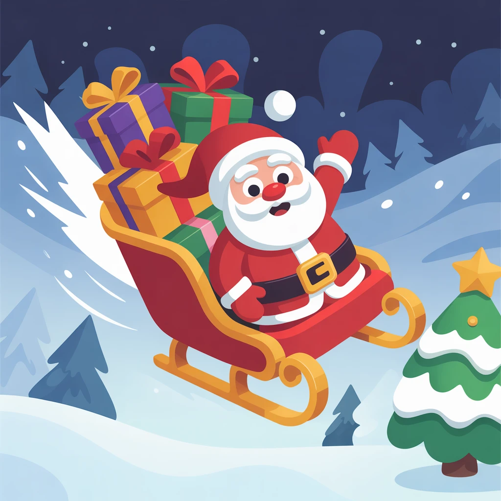 Cover image of Dash Through the Snow with Santa: A Free Online Holiday Adventure