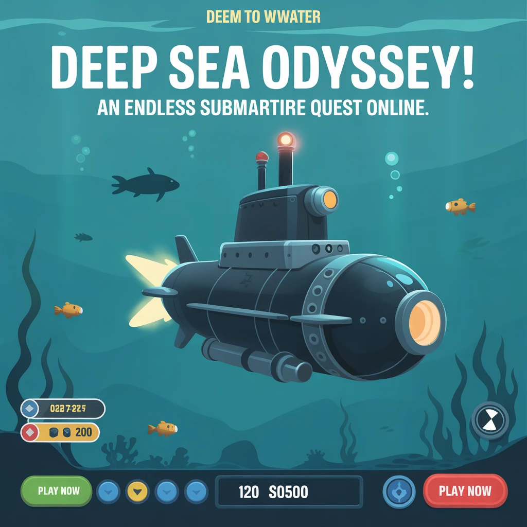 Cover image of Deep Sea Odyssey: An Endless Submarine Quest Online