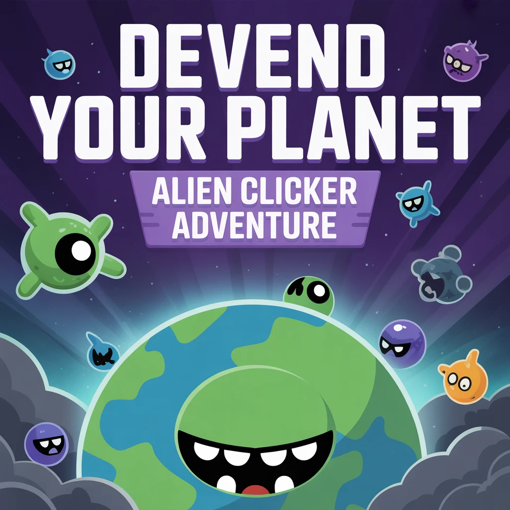 Cover image of Defend Your Planet: Alien Clicker Adventure Online Game