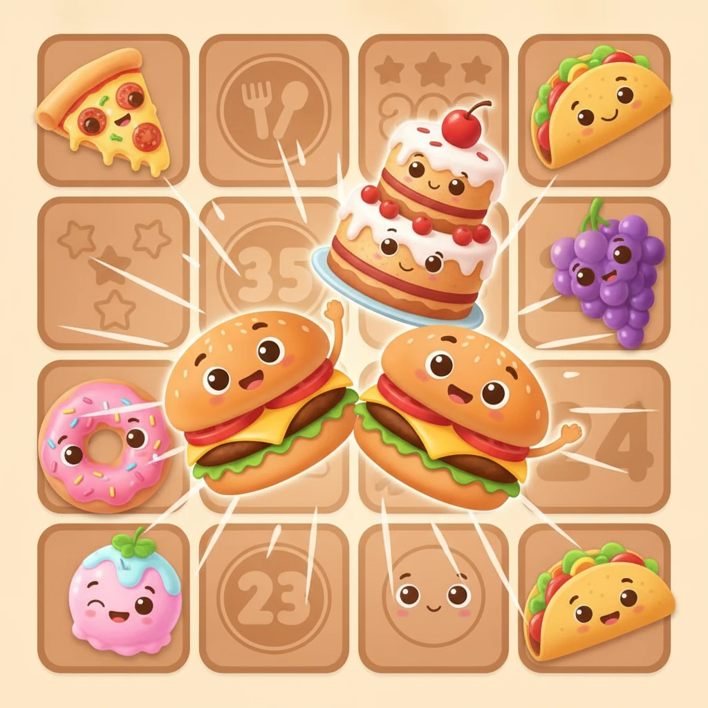 Cover image of Delicious 2048: Play This Free Online Puzzle Game!