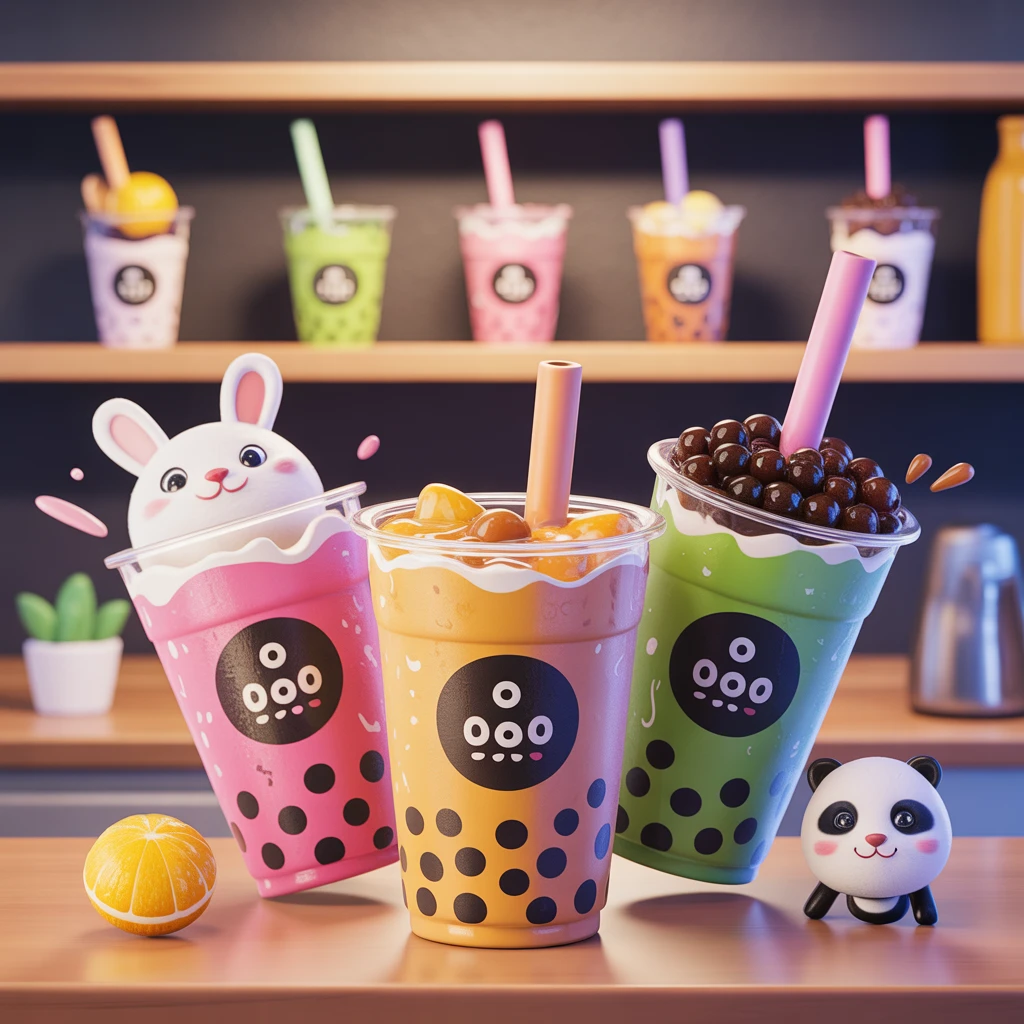 Cover image of Delicious Bubble Tea Creation Challenge - Free Online Game!