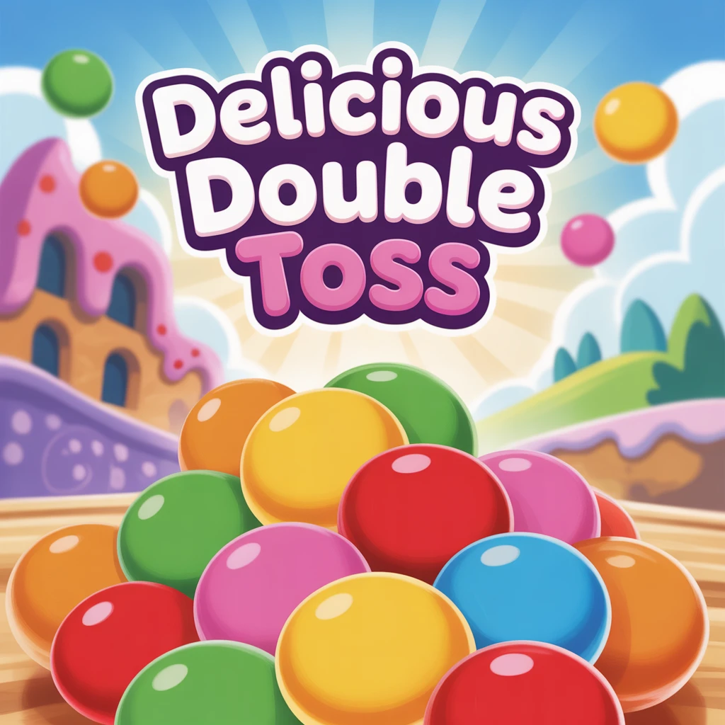 Cover image of Delicious Double Toss: A Fun Online Challenge