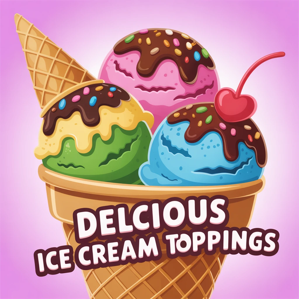 Cover image of Delicious Ice Cream Toppings: Create Your Dream Dessert Online