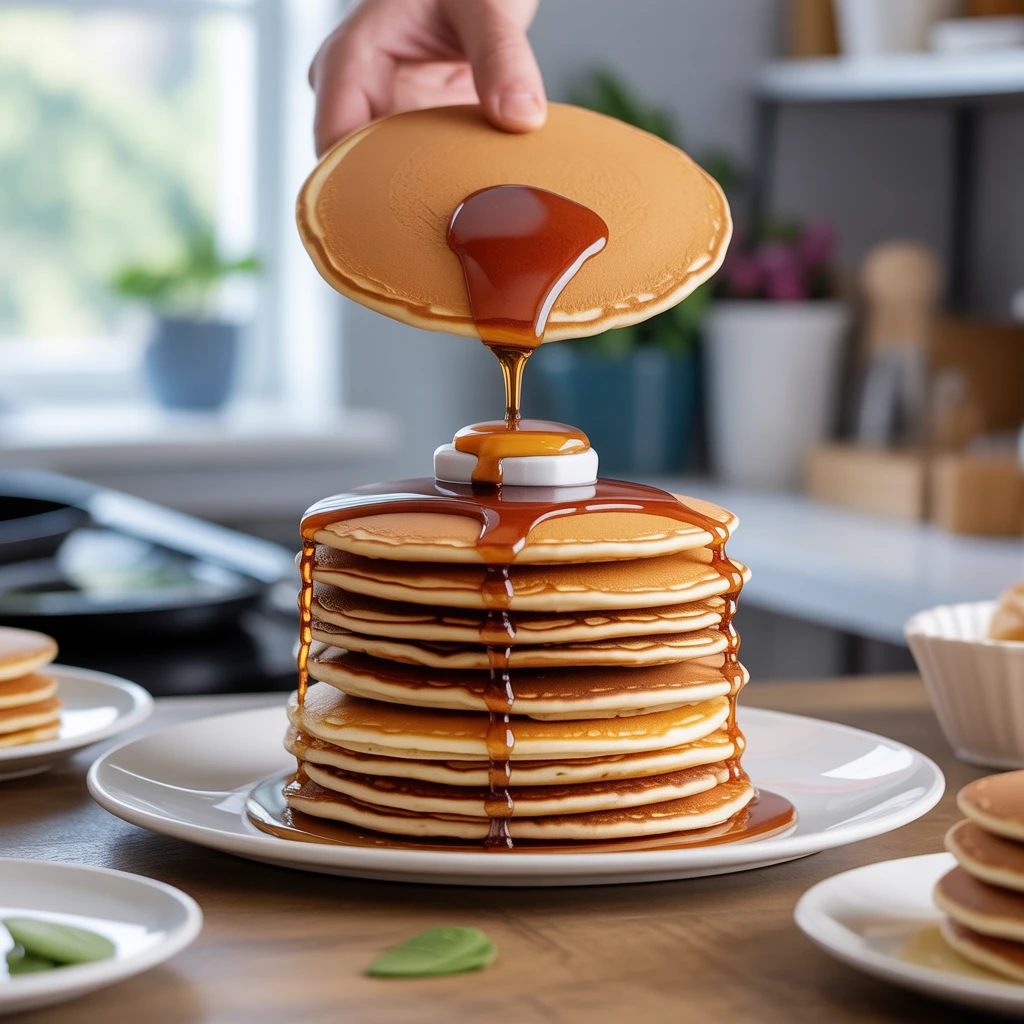 Cover image of Delicious Pancake Delight: A Fun Online Cooking Game