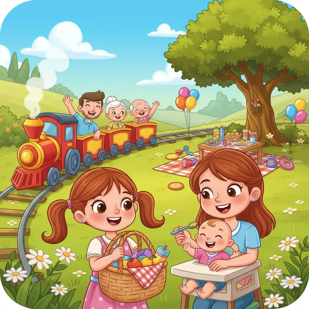 Cover image of Delightful Baby Hazel's Free Family Picnic Adventure