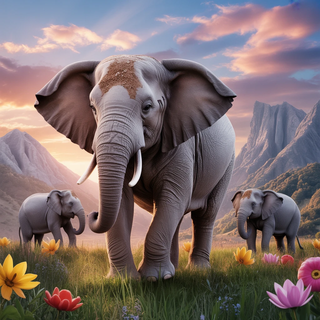 Cover image of Delightful Elephants Puzzle Challenge: Free Online Jigsaw Game