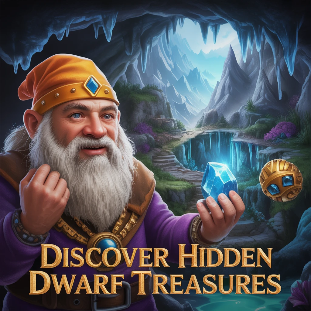 Cover image of Discover Hidden Dwarf Treasures: An Exciting Free Online Adventure Game