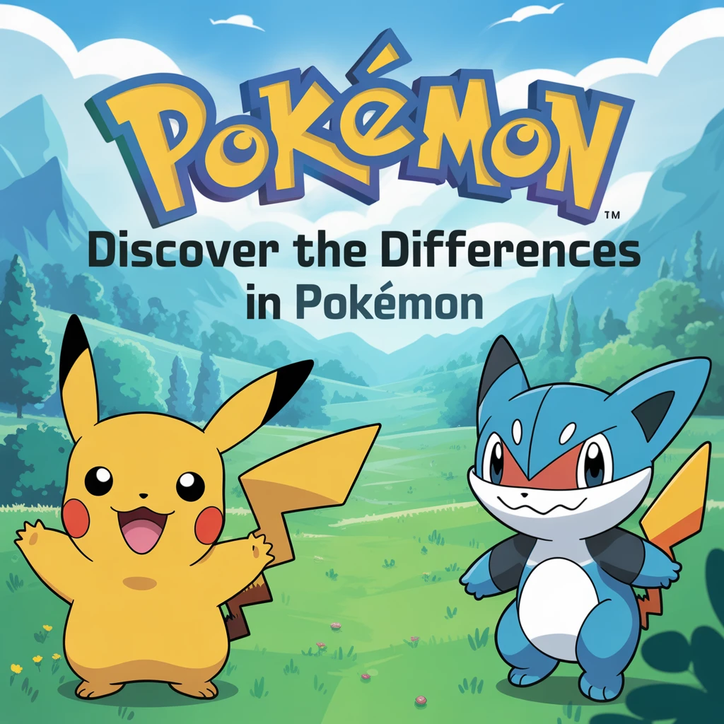 Cover image of Discover the Differences in Pokémon: An Exciting Online Challenge!
