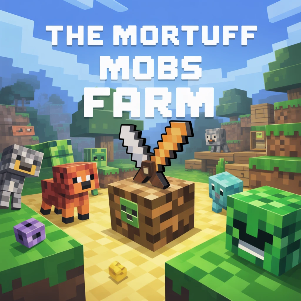 Cover image of Discover the Exciting World of The Mobs Farm: Free Online Game in Mineblock!