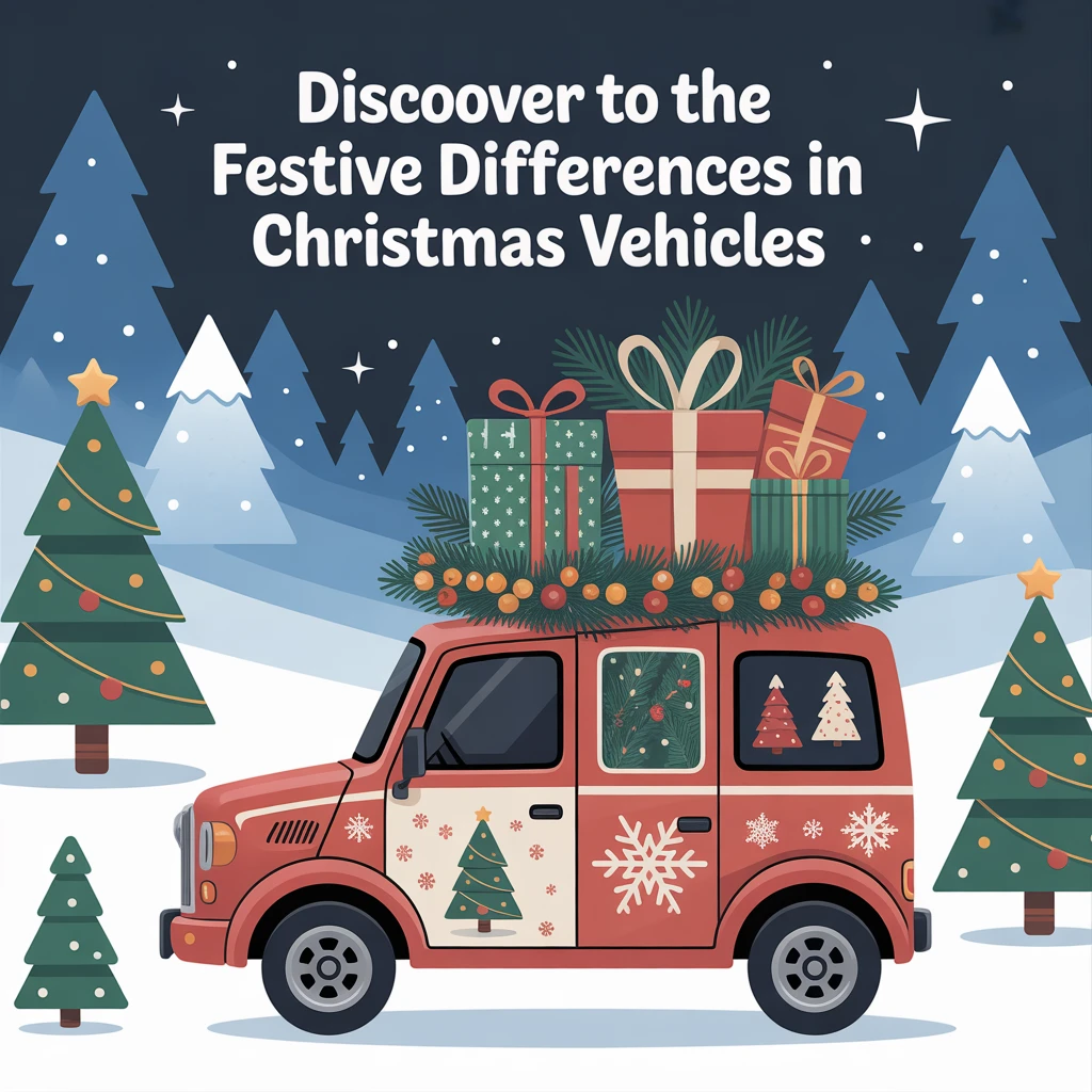Cover image of Discover the Festive Differences in Christmas Vehicles - Free Online Game
