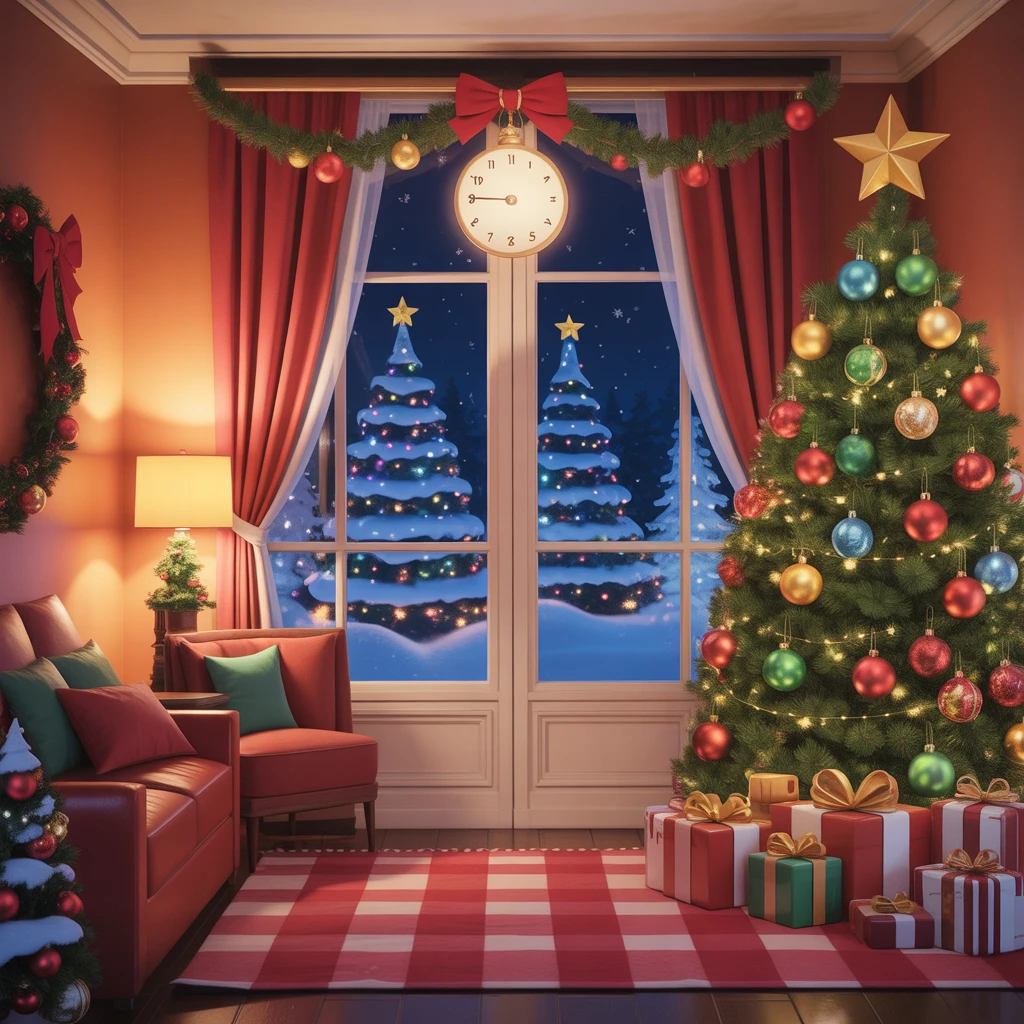 Cover image of Discover the Fun in Christmas Rooms: Find the Hidden Differences Online Game