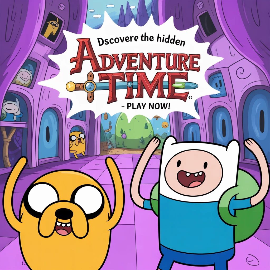 Cover image of Discover the Hidden Differences in Adventure Time - Play Now!