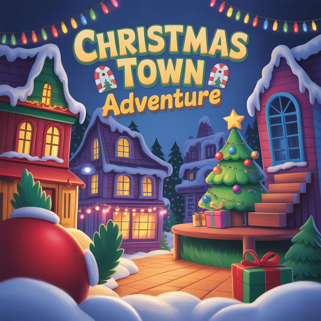 Cover image of Discover the Hidden Differences in Christmas Town Adventure