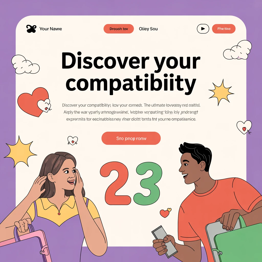 Cover image of Discover Your Compatibility: The Ultimate Love Test Online Game