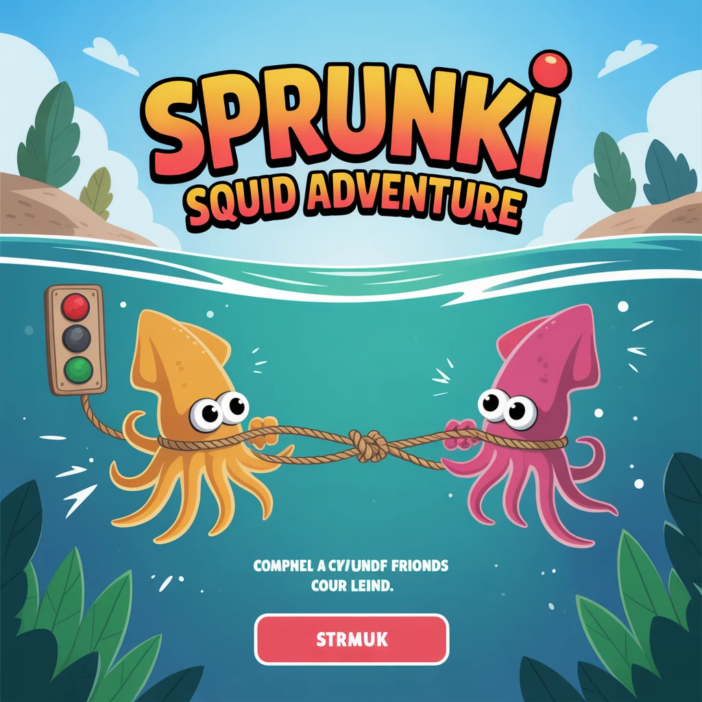 Cover image of Dive into Sprunki Squid Adventure - Free Online Game