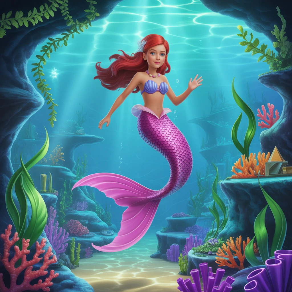 Cover image of Dive into the Enchanted Mermaids: A Free Online Adventure Race!
