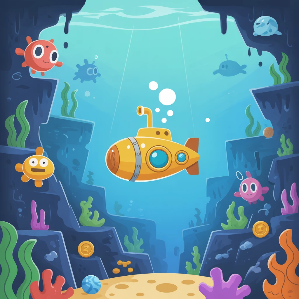 Cover image of Dive into the Exciting World of Splashy Sub: A Free Online Adventure Game!