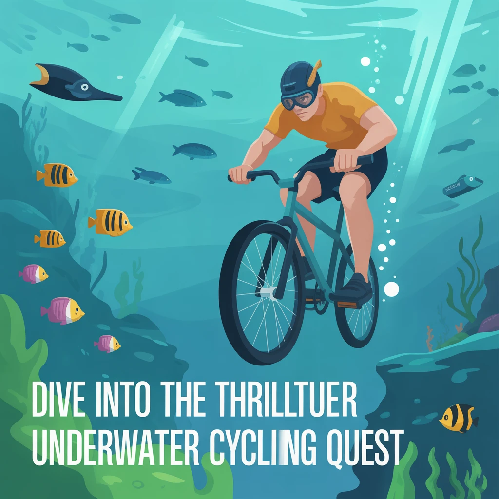 Cover image of Dive into the Thrilling Underwater Cycling Quest – Free Online Game!
