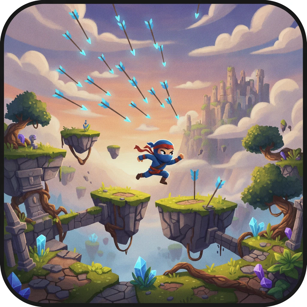 Cover image of Dodge the Arrow Rain: A Thrilling Free Online Adventure