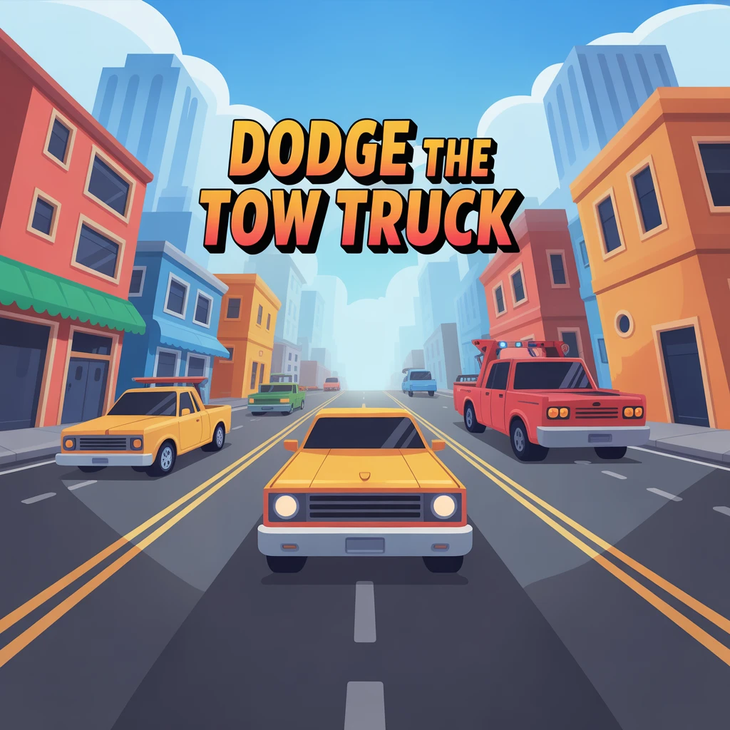 Cover image of Dodge the Tow Truck: An Exciting Free Online Game!
