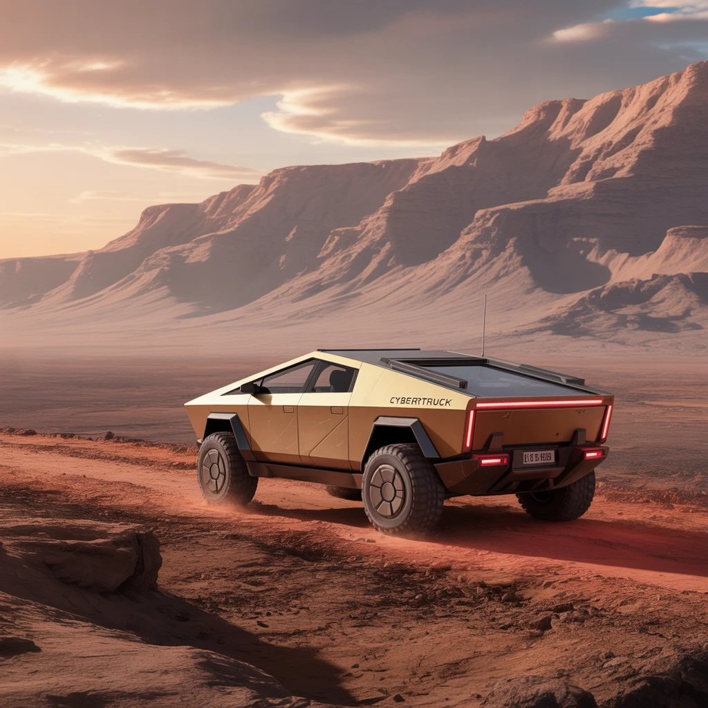 Cover image of Drive the CyberTruck Across Mars: An Epic Online Adventure
