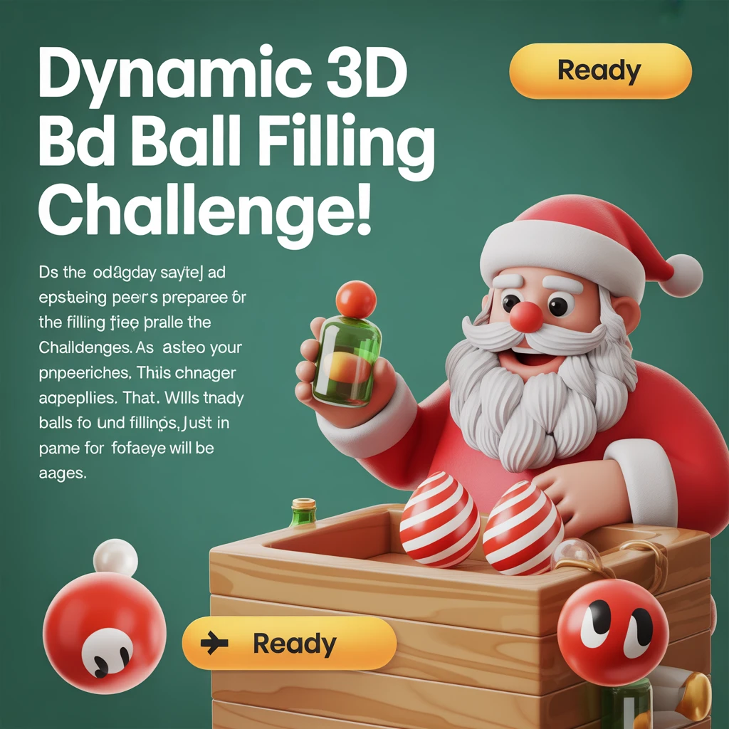 Cover image of Dynamic 3D Ball Filling Challenge - Play Free Online Game