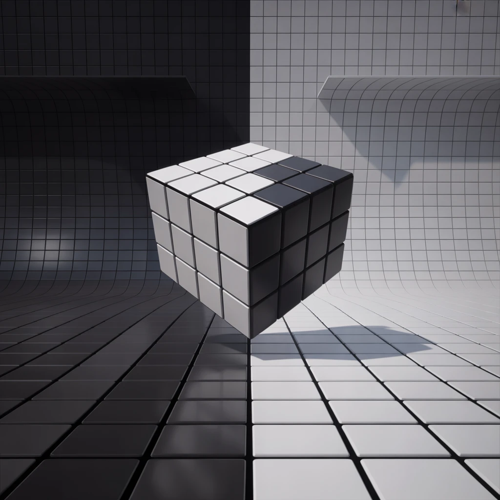 Cover image of Dynamic Duality: The Ultimate Black and White Adventure Online Game