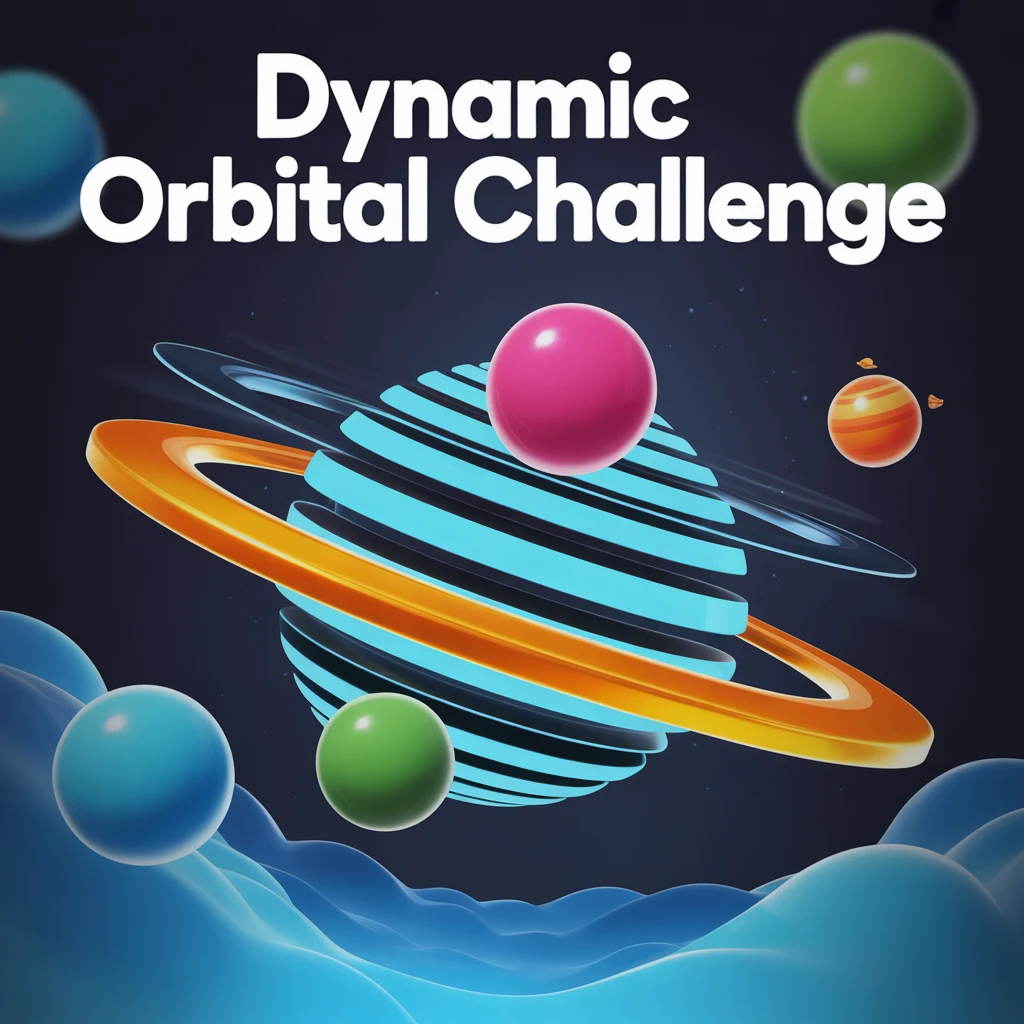 Cover image of Dynamic Orbital Challenge: Master the Spin in This Free Online Game