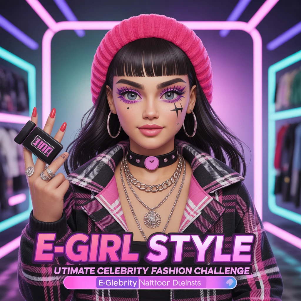 Cover image of E-Girl Style: Ultimate Celebrity Fashion Challenge