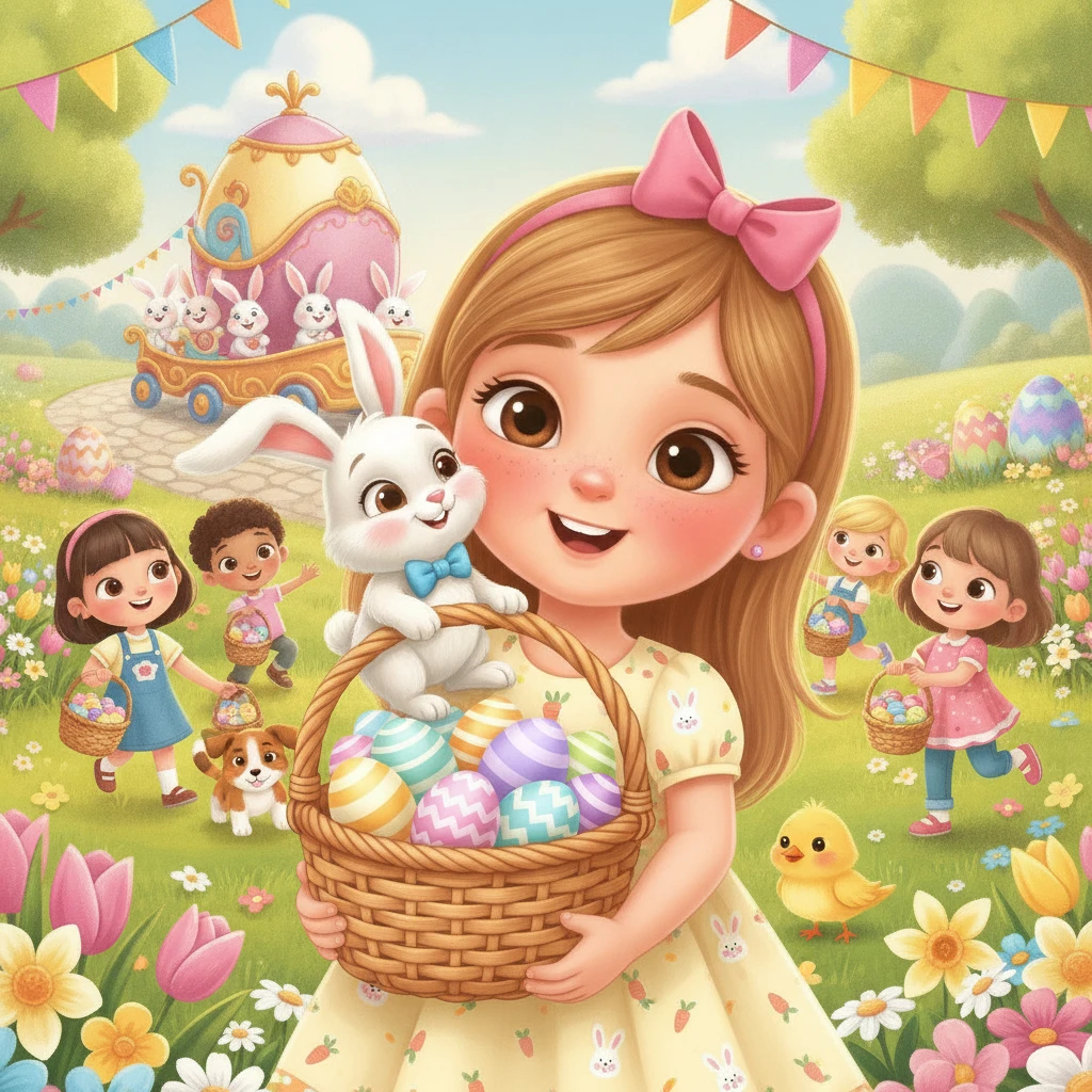 Cover image of Easter Adventures with Baby Hazel: A Fun Online Game