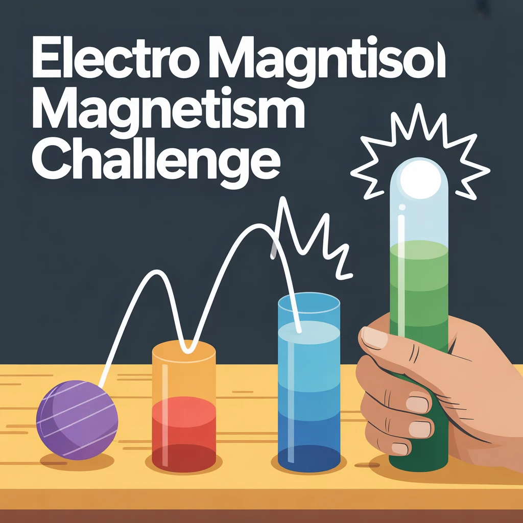 Cover image of Electro Magnetism Challenge: Test Your Physics Skills Online
