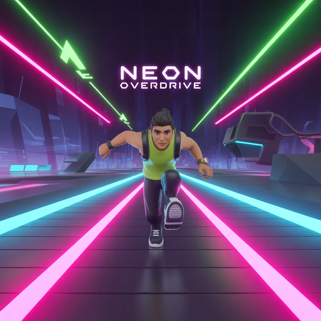Cover image of Elevate Your Speed in This Thrilling Neon Overdrive Online Game!