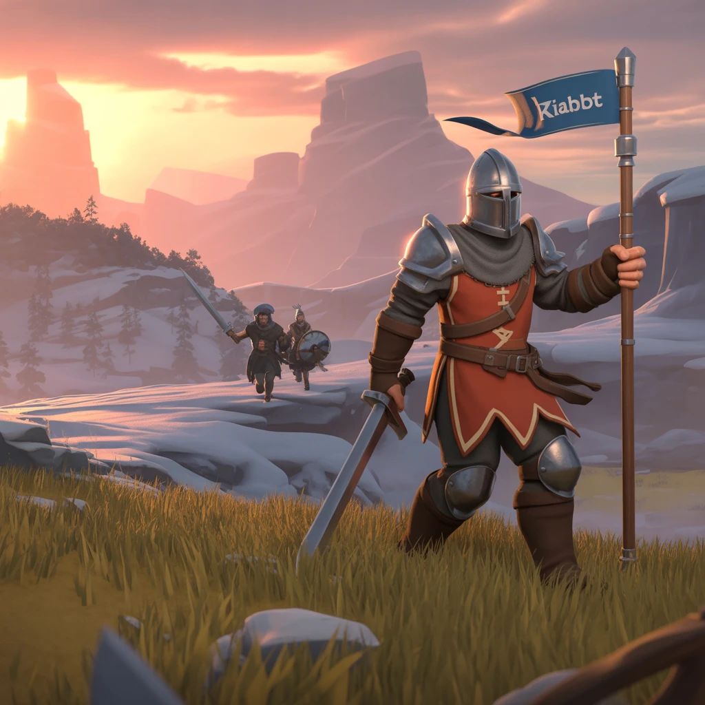 Cover image of Embark on an Epic Adventure in KnightBit: Discover the Far Lands - Free Online Browser Game!