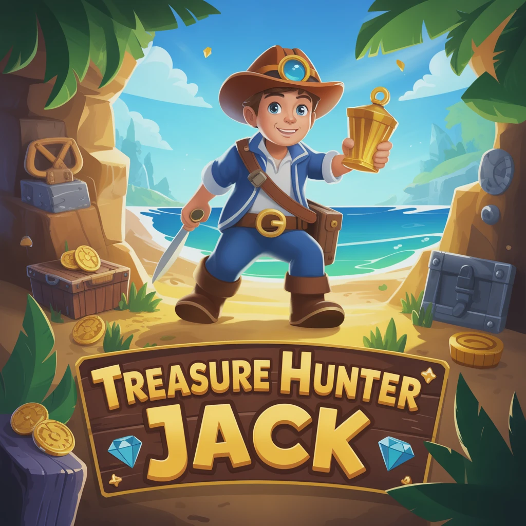 Cover image of Embark on an Epic Adventure with Treasure Hunter Jack: Free Online Game!