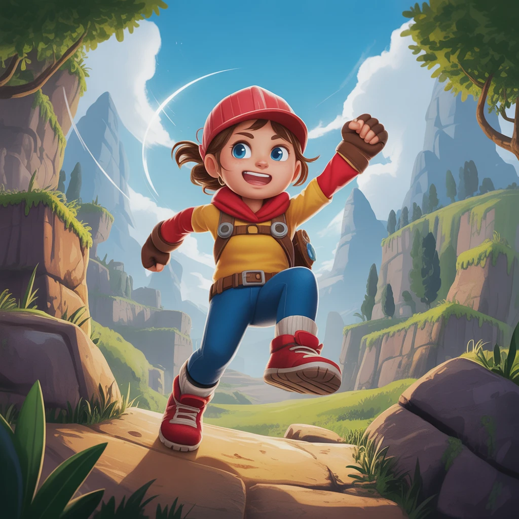 Cover image of Empowering Girl Adventurer: A Free Online Quest for Brave Souls